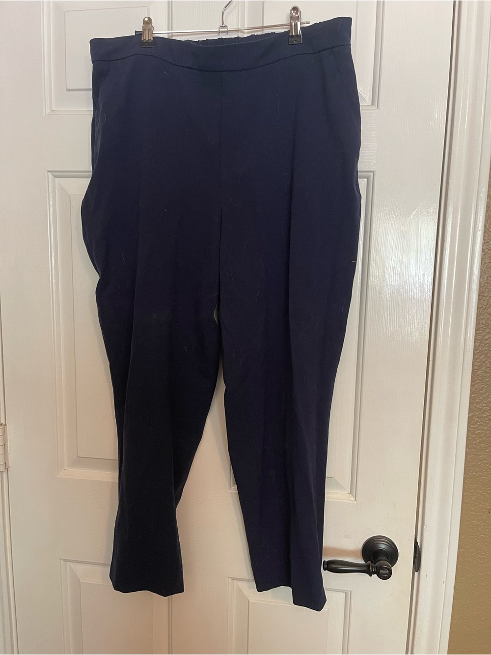 Banana Republic Women's Navy High-Rise Dress Pants